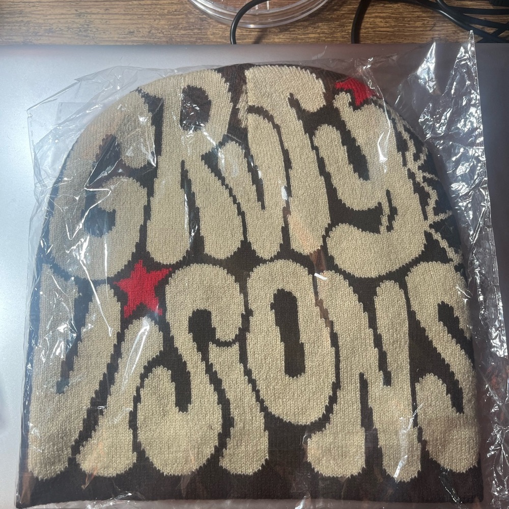 Black “GRvTy ViSiONS” Graphic Beanie